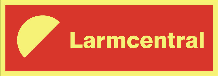 Brandtext. Larmcentral