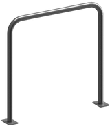 Bågar av stålrör Ø 48 mm, utan tvärstång