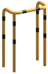 Påkörningsskyddsbåge, Dubbel Båge Ø 76 mm