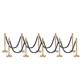 Flexibarrier Stolpe & Rep Premium Set – inklusive flätat rep