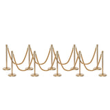 Flexibarrier Stolpe & Rep Premium Set – inklusive flätat rep