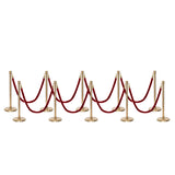 Flexibarrier Stolpe & Rep Premium Set – inklusive flätat rep
