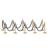 Flexibarrier Stolpe & Rep Premium Set – inklusive flätat rep