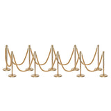 Flexibarrier Stolpe & Rep Premium Set – inklusive flätat rep