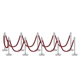 Flexibarrier Stolpe & Rep Premium Set – inklusive flätat rep