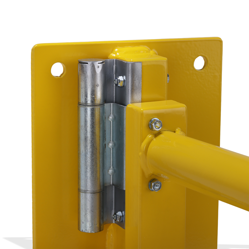 Säkerhetsräcke med svänggrind – Väggmonterad
