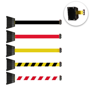 FlexiBarrier Väggmonterad Avspärrning -Magnetisk- (4.5 eller 10.0m band)