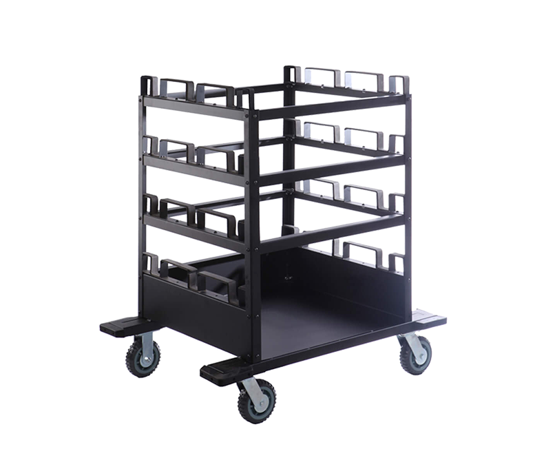 12-stolps horisontell förvaringsvagn