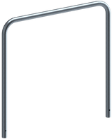 Bågar av stålrör Ø 48 mm, utan tvärstång