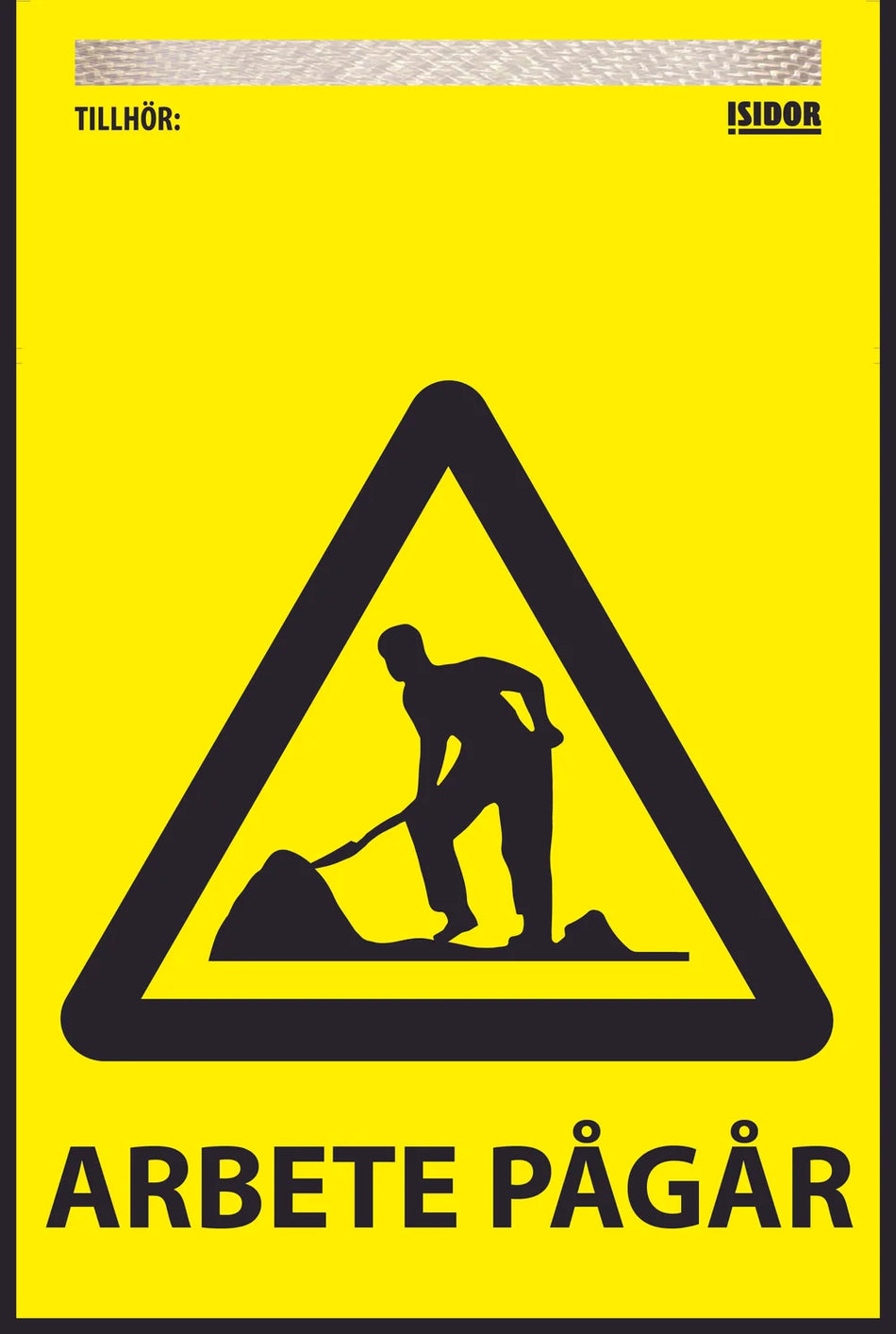 Isidor Varningsflagga – Arbete pågår!