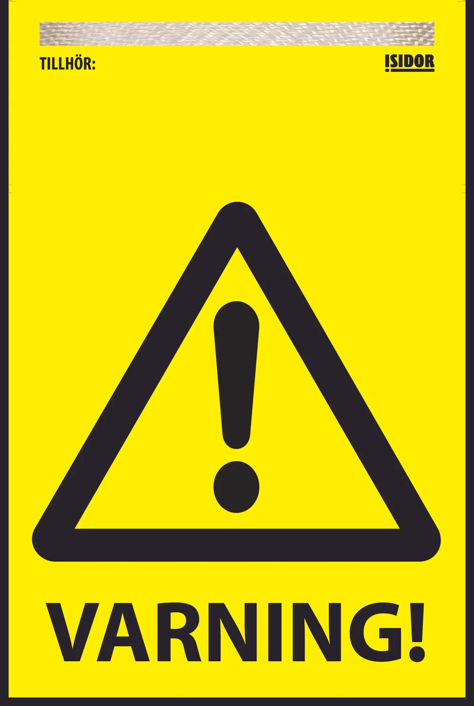 Isidor Varningsflagga – Varning