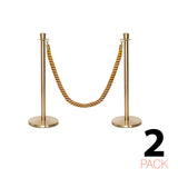 Flexibarrier Stolpe & Rep Premium Set – inklusive flätat rep