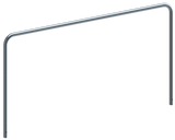 Bågar av stålrör Ø 48 mm, utan tvärstång