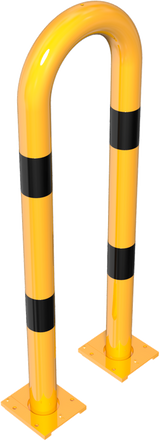 Påkörningsskyddsbåge -Solid- Ø 76 mm, löstagbar att fästa med bultar, olika storlekar