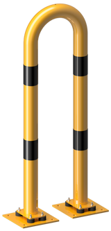 Anti-knuffbåge, Flexibel, Lutbar - Solid - Ø 76 mm