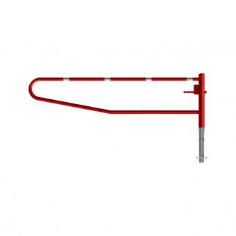 Swiveling gates for casting in concrete