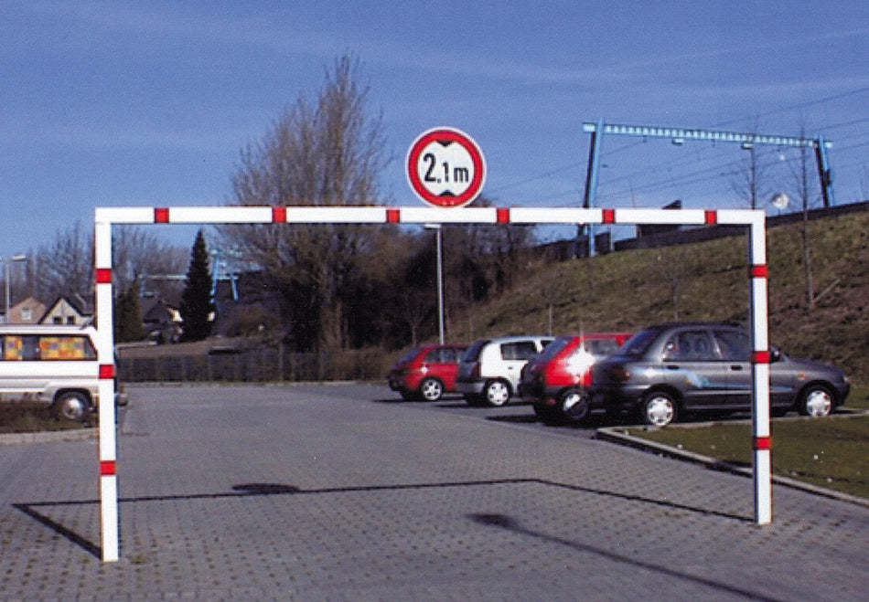 Höjdbegränsningsbarriär – Fast – 3000–6000 mm – Varmförzinkad