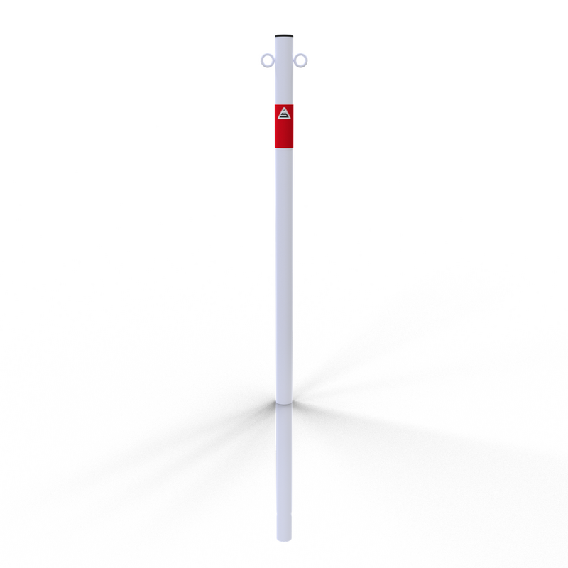 Kedjepollare i stål (flera storlekar och monteringsalternativ)