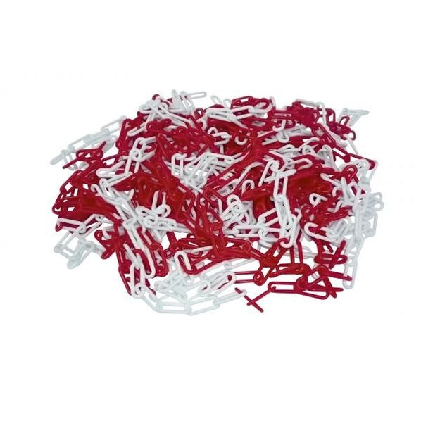 Avspärrningskedja av stål, galvaniserad (10m, olika färger)
