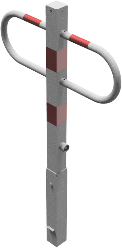 ParkGuard Avtagbar Passage & Parkeringsbarriär (900 mm Ovan Mark)