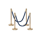 Flexibarrier Stolpe & Rep Premium Set – inklusive flätat rep
