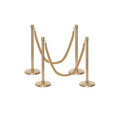 Flexibarrier Stolpe & Rep Premium Set – inklusive flätat rep