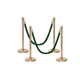 Flexibarrier Stolpe & Rep Premium Set – inklusive flätat rep