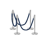 Flexibarrier Stolpe & Rep Premium Set – inklusive flätat rep