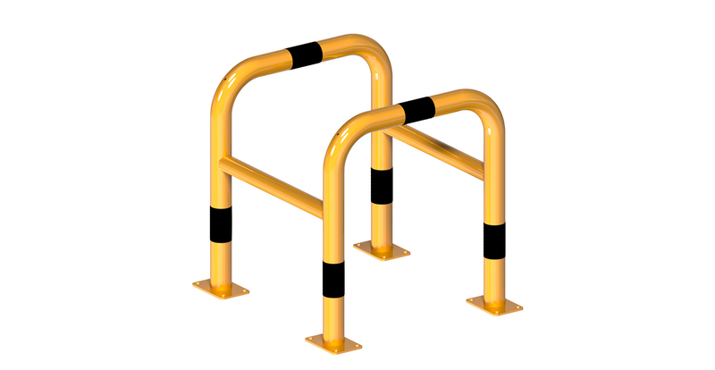 Påkörningsskyddsbåge för kolonner/pelare