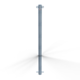 Kedjepollare i stål (flera storlekar och monteringsalternativ)