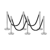 Flexibarrier Stolpe & Rep Premium Set – inklusive flätat rep