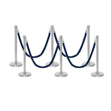 Flexibarrier Stolpe & Rep Premium Set – inklusive flätat rep