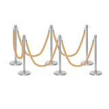 Flexibarrier Stolpe & Rep Premium Set – inklusive flätat rep
