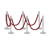 Flexibarrier Stolpe & Rep Premium Set – inklusive flätat rep