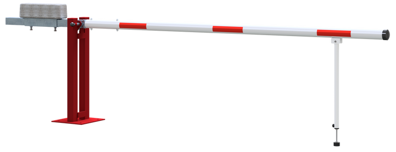 Bomarm med motvikt och svängstolpe – Varmförzinkad