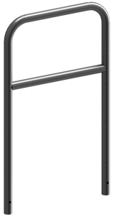 Bågar av stålrör med tvärstång (Ø48mm)