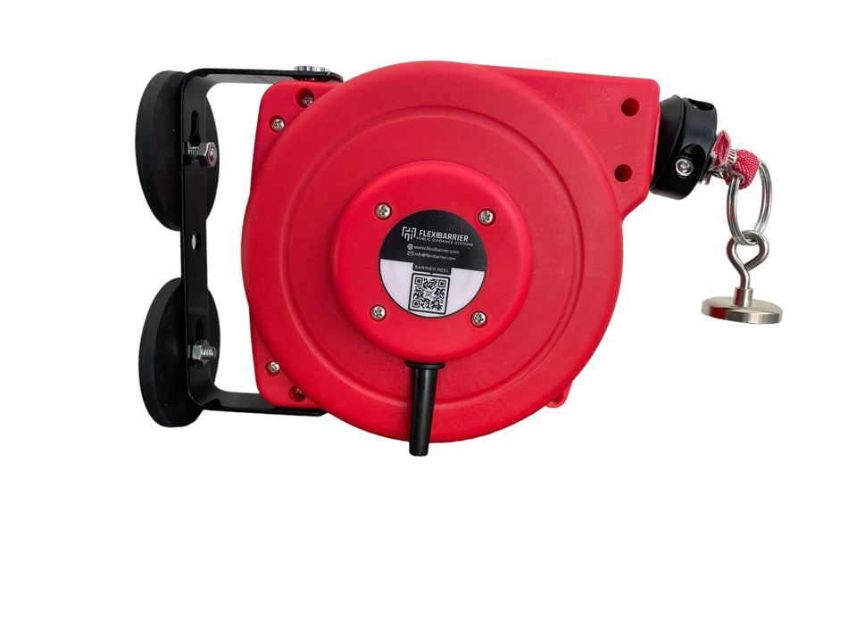 Flexibarrier Säkerhetsbarriär Rulle -Magnetisk- Kraftig barriärbälte (9-18m)