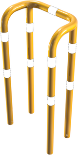 Påkörningsskyddsbåge, Dubbel Båge Ø 76 mm