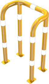 Påkörningsskyddsbåge, Dubbel Båge Ø 76 mm