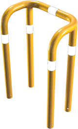 Påkörningsskyddsbåge, Dubbel Båge Ø 76 mm