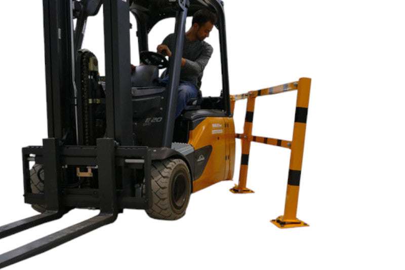 Skyddsräcke -Brooklyn- med bultfäste (Flexibel, lutbar) 70x70mm (modulär)