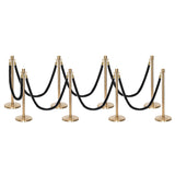 Flexibarrier Stolpe & Rep Premium Set – inklusive flätat rep
