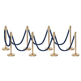 Flexibarrier Stolpe & Rep Premium Set – inklusive flätat rep