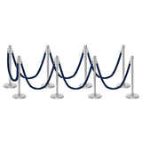 Flexibarrier Stolpe & Rep Premium Set – inklusive flätat rep