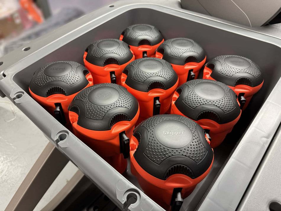 Transportvagn Unicart – Komplett set med 9 (1m) koner & 9 Skipper-enheter