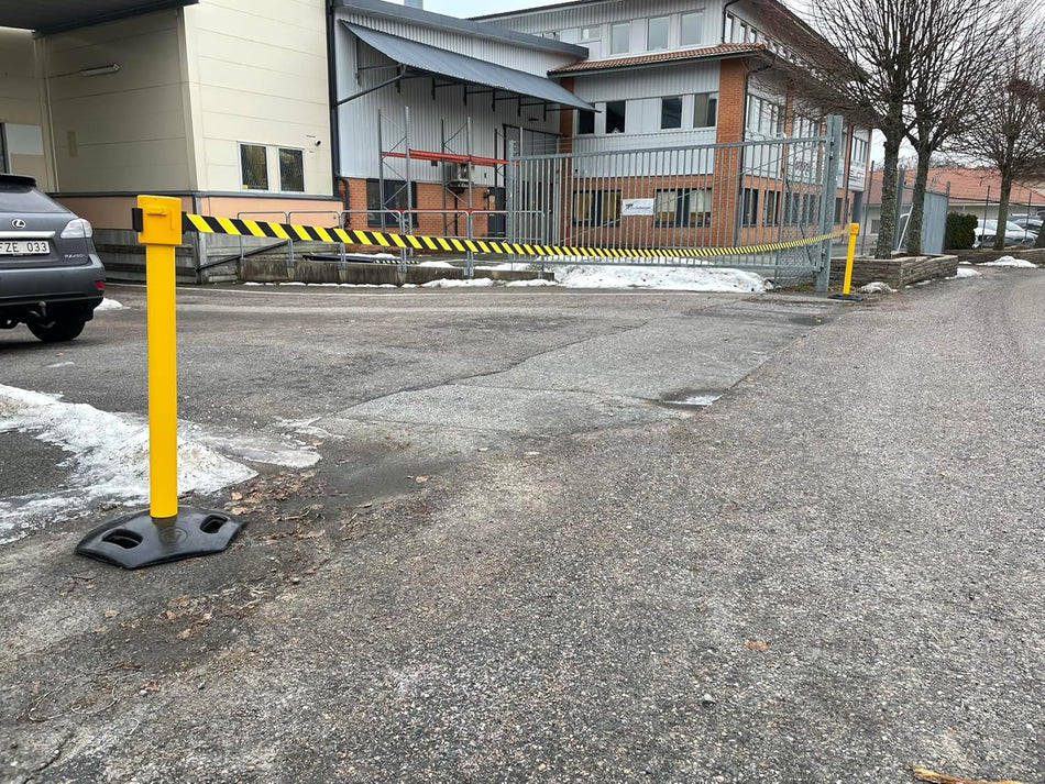 Avspärrningsstolpe Outdoor -1050- (10.6m band)