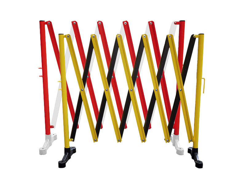 FlexiBarrier -Dragspelsgrind- med fot (3m)