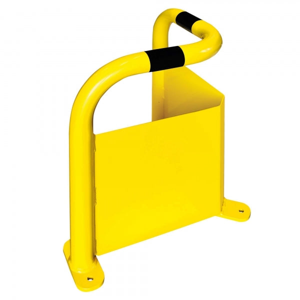 BLACK BULL Corner Guard MD steel corner protector with 600 mm height and 150 mm under-run protection, durable barrier for warehouse and facility protection