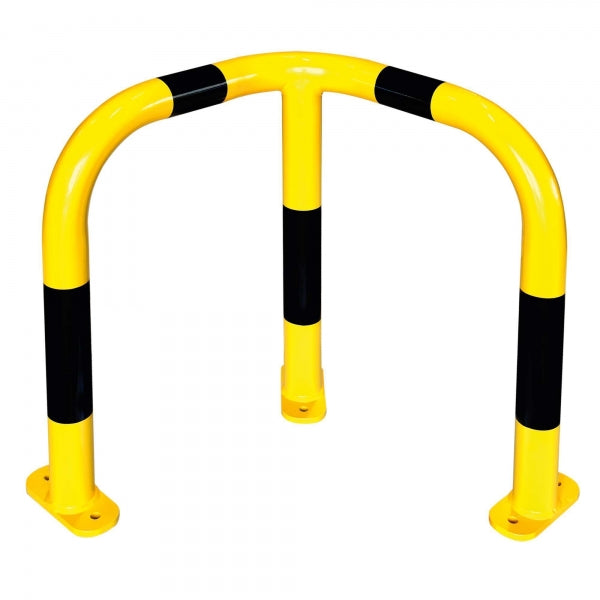 BLACK BULL Corner Protection Guard MD industrial corner barrier, 600 x 500 x 500 mm, high-visibility yellow and black guard for indoor and outdoor safety use

