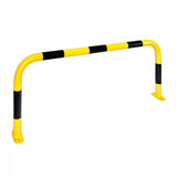 Black Bull Protection Guard mat, medium-duty outdoor use, 600 x 1500 mm, yellow and black color.